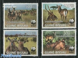 Guinea Bissau 2008 WWF, Animals 4v, Mint NH, Nature - Animals (others & Mixed) - World Wildlife Fund (WWF) - Guinée-Bissau