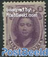 Hawaii 1871 2c, Purple, Stamp Out Of Set, Unused (hinged) - Hawaii