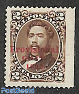 Hawaii 1893 2c, Provisional GOVT., Stamp Out Of Set, Unused (hinged) - Hawaï