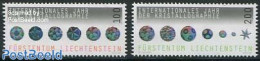 Liechtenstein 2014 Int Year Of Cristallography 2v, Mint NH, History - Geology - Ongebruikt