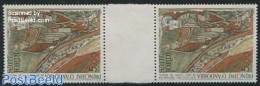 Andorra, French Post 1984 Religious Art 1v, Gutterpair, Mint NH, Religion - Religion - Art - Paintings - Unused Stamps