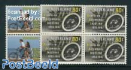 Netherlands 1993 Transport 2v, Blocks Of 4 [+], Mint NH, Sport - Transport - Cycling - Automobiles - Neufs