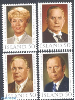 Iceland 1994 Republic Anniversary 4v, Mint NH, History - Politicians - Unused Stamps