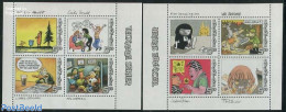 Sweden 2008 Comics 2 S/s, Mint NH, Art - Comics (except Disney) - Unused Stamps