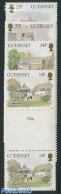 Guernsey 1986 Museums 4 Gutter Pairs, Mint NH - Guernesey