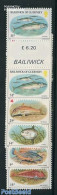 Guernsey 1985 Fish 5 Gutter Pairs, Mint NH, Nature - Fish - Fische