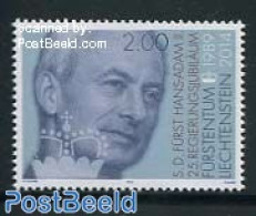 Liechtenstein 2014 Hans-Adam II 1v, Mint NH, History - Kings & Queens (Royalty) - Unused Stamps