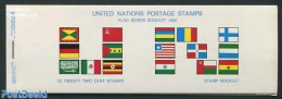 United Nations, New York 1985 Flags Booklet, Mint NH, History - Flags - Stamp Booklets - Sin Clasificación