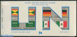 United Nations, New York 1985 Flags Booklet (different Cover), Mint NH, History - Flags - Stamp Booklets - Sin Clasificación