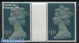 Great Britain 1985 Definitive 1.41, Gutterpair, Mint NH - Unused Stamps