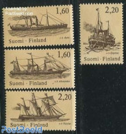 Finland 1986 Ships 4v, Mint NH, Transport - Ships And Boats - Neufs