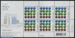 Switzerland 2015 Expo Milano M/s, Mint NH, Various - World Expositions - Ungebraucht