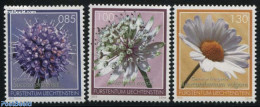 Liechtenstein 2015 Flowers 3v S-a, Mint NH, Nature - Flowers & Plants - Ongebruikt