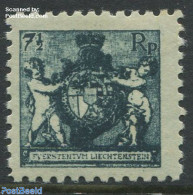 Liechtenstein 1921 7.5Rp, Perf. 9.5, Stamp Out Of Set, Unused (hinged) - Unused Stamps