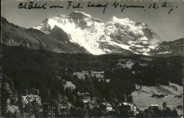 11353588 Wengen BE Schiltwald Mit Blick Zur Jungfrau Berner Alpen Wengen - Autres & Non Classés