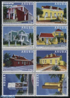 Aruba 2015 Aruban Monuments 8v [+++], Mint NH, Art - Architecture - Clocks - Modern Architecture - Relojería