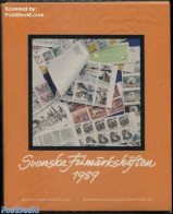 Sweden 1989 Official Booklet Yearset 1989, Mint NH, Various - Stamp Booklets - Yearsets (by Country) - Neufs