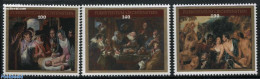 Liechtenstein 2015 Jacob Jordaens 3v, Mint NH, Art - Paintings - Ongebruikt