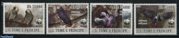 Sao Tome/Principe 2009 WWF, Parrots 4v, Mint NH, Nature - Birds - Parrots - World Wildlife Fund (WWF) - Sao Tome En Principe