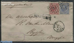 Netherlands 1879 Registered Letter From Amsterdam To Rijssen, Postal History - Cartas & Documentos