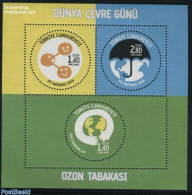 Türkiye 2016 Ozon Layer S/s, Mint NH, Science - Various - Meteorology - Round-shaped Stamps - Andere & Zonder Classificatie