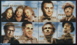 Finland 1999 Entertainers 6v, Mint NH, Performance Art - Music - Popular Music - Unused Stamps