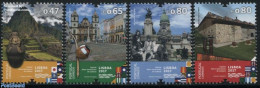 Portugal 2017 Lisbon Culture Capital 4v, Mint NH, History - Religion - World Heritage - Churches, Temples, Mosques, Sy.. - Ungebraucht