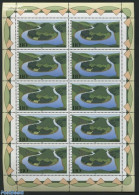 Germany, Federal Republic 2000 Saarschleife M/s, Mint NH, Nature - Water, Dams & Falls - Unused Stamps