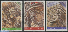 Malta 2017 Architecture 3v, Mint NH, Art - Architecture - Malte