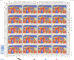 Belgium 2001 Christmas M/s, Mint NH, Religion - Christmas - Unused Stamps