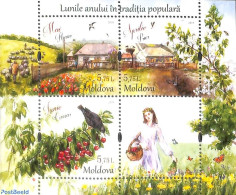 Moldova 2018 Months Of The Year 4v M/s, Mint NH, Nature - Birds - Andere & Zonder Classificatie