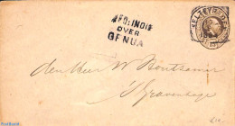 Netherlands Indies 1894 Envelope 15c From WELTEVREDEN Via GENUA To 's-Gravenhage, Used Postal Stationary - Sonstige & Ohne Zuordnung