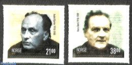 Norway 2018 Andre Bjerke And Hans Björli 2v S-a, Mint NH, Art - Authors - Unused Stamps