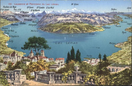 11353479 Lausanne VD Panorama Du Lac Leman Lausanne - Sonstige & Ohne Zuordnung