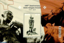 Malta 2019 Sette Giugno Events S/s, Mint NH, Art - Sculpture - Skulpturen