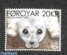 Faroe Islands 2020 Norden, Seal 1v, Mint NH, History - Nature - Europa Hang-on Issues - Animals (others & Mixed) - Sea.. - Europäischer Gedanke