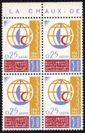 Bloc De 4 : N° 383 - Année 1963 Neufs**/ MNH : Centenaire De La Croix-rouge Internationale - Algerien (1962-...)