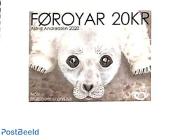 Faroe Islands 2020 Norden, Seal 1v S-a, Mint NH, History - Nature - Europa Hang-on Issues - Sea Mammals - Idées Européennes