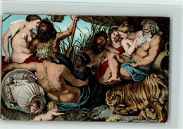 10538108 - Gemaelde Die Vier Weltteile Von Rubens AK - Peintures & Tableaux