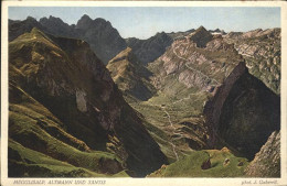 11353449 Meglisalp Panorama Mit Altmann Und Saentis Appenzeller Alpen Meglisalp - Sonstige & Ohne Zuordnung