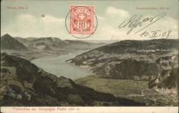 11353444 Schynige Platte Panorama Mit Niesen Und Gemmenalphorn See Stempel Auf A - Sonstige & Ohne Zuordnung