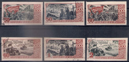 Russia 1947, Michel Nr 1162B-67B, Used - Used Stamps