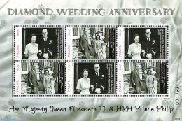 Palau 2007 Diamond Wedding Anniversary M/s, Mint NH, History - Kings & Queens (Royalty) - Koniklijke Families