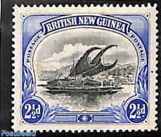 Papua 1901 2.5d, Stamp Out Of Set, Unused (hinged), Transport - Ships And Boats - Bateaux
