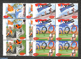 Netherlands 1996 Sport 4v, Blocks Of 4 [+], Mint NH, Sport - Football - Olympic Games - Sport (other And Mixed) - Nuevos