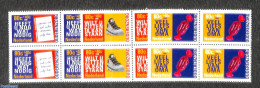 Netherlands 1998 Summer Welfare 3v, Blocks Of 4 [+], Mint NH - Ungebraucht