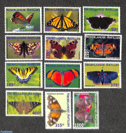Netherlands Antilles 2009 Butterflies 12v, Mint NH, Nature - Butterflies - Other & Unclassified