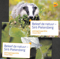Netherlands 2022 Sint Pietersberg, Presentation Pack 653a+b, Mint NH, Nature - Bats - Birds - Flowers & Plants - Unused Stamps