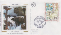 Enveloppe  FDC  1er  Jour  ANDORRE   ANDORRA    Oeuvre  De   Erik  DIETMAN    1993 - FDC