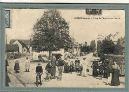 CPA (23) GOUZON - Thème: ARBRE - La Place De L'Arbre De La Liberté Au Début Du Siécle - Autres & Non Classés